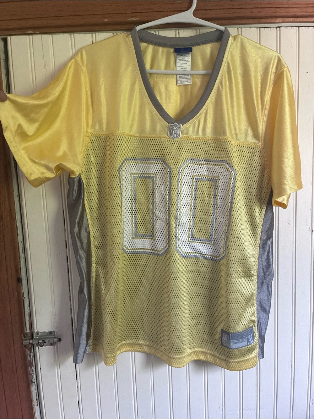 NFL Yellow and Gray Mesh Youth Football Jersey